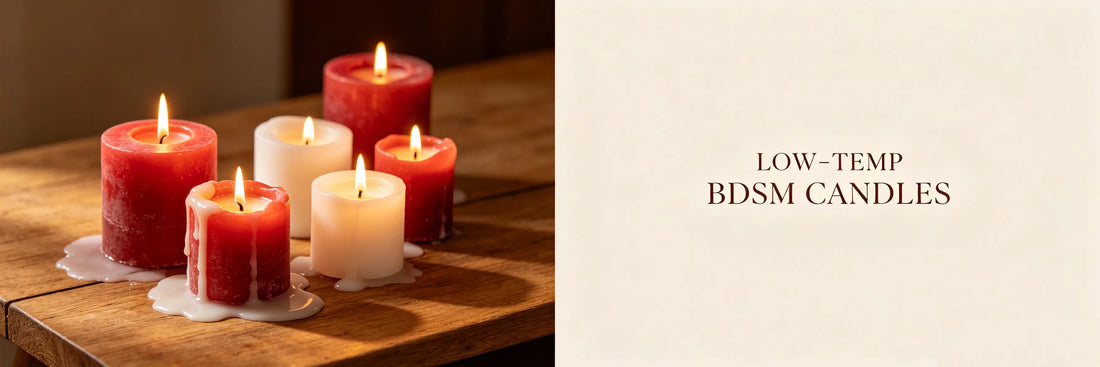 Dominitoy's low-temperature BDSM candles 