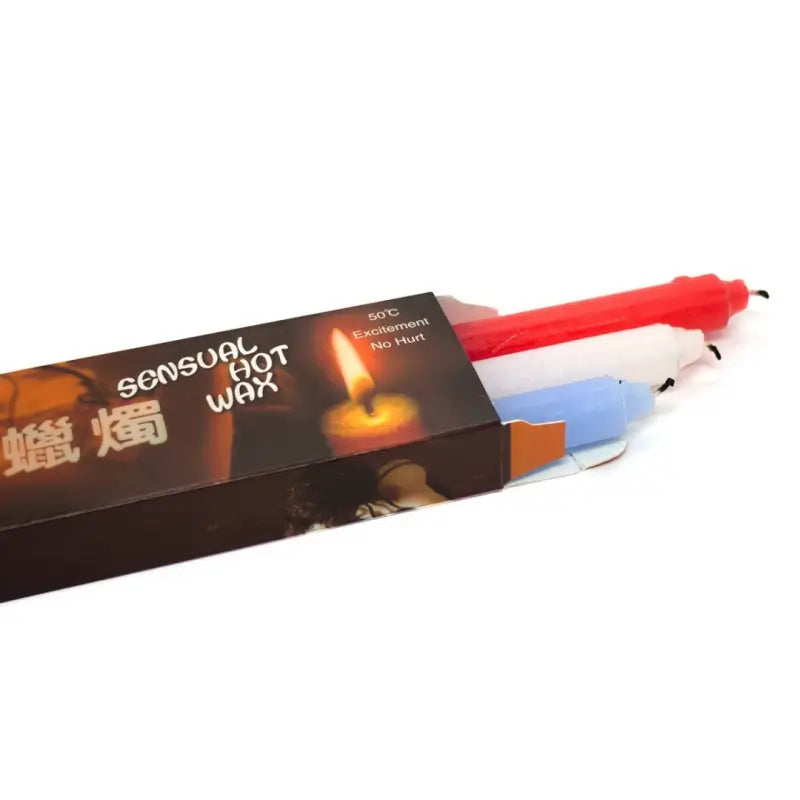 Low-Temperature BDSM Candles, 50°C Safe Sensual Wax Play Set for Couples