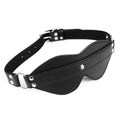 Adjustable PU Leather Blindfold