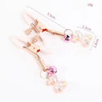 Adjustable Bear Nipple Clamps - Rose Gold BDSM Toys for Couples Sensory Play