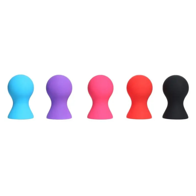 Vibrant Nipple Suckers - Silicone BDSM Toys for Sensual Play