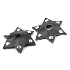 Dominitoy Leather Star Nipple Pasties – Studded Fetish Covers for Tease & Roleplay