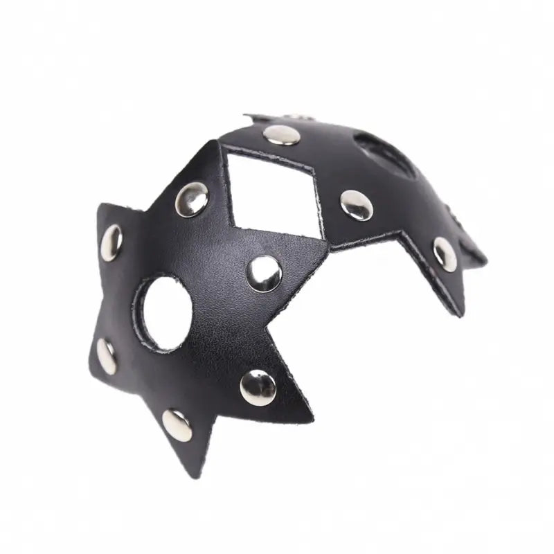 Dominitoy Leather Star Nipple Pasties – Studded Fetish Covers for Tease & Roleplay