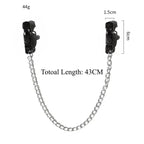 Metal Nipple Clamps with 43cm Chain