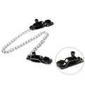 Metal Nipple Clamps with 43cm Chain