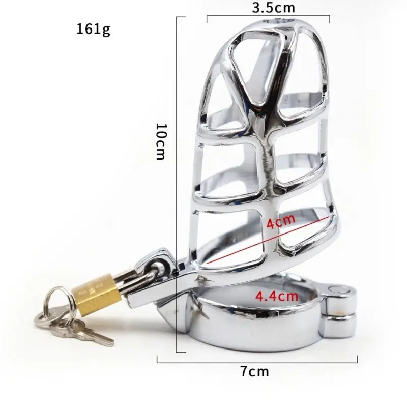 Chastity Cage for Men - Metal Penis Cage with Lock