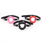 Silicone Lips Open-Mouth Gag