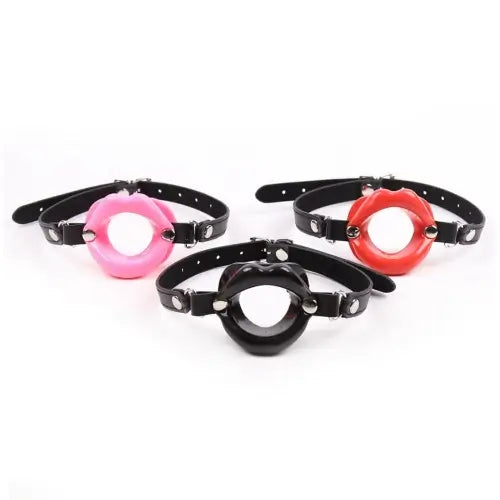 Silicone Lips Open-Mouth Gag