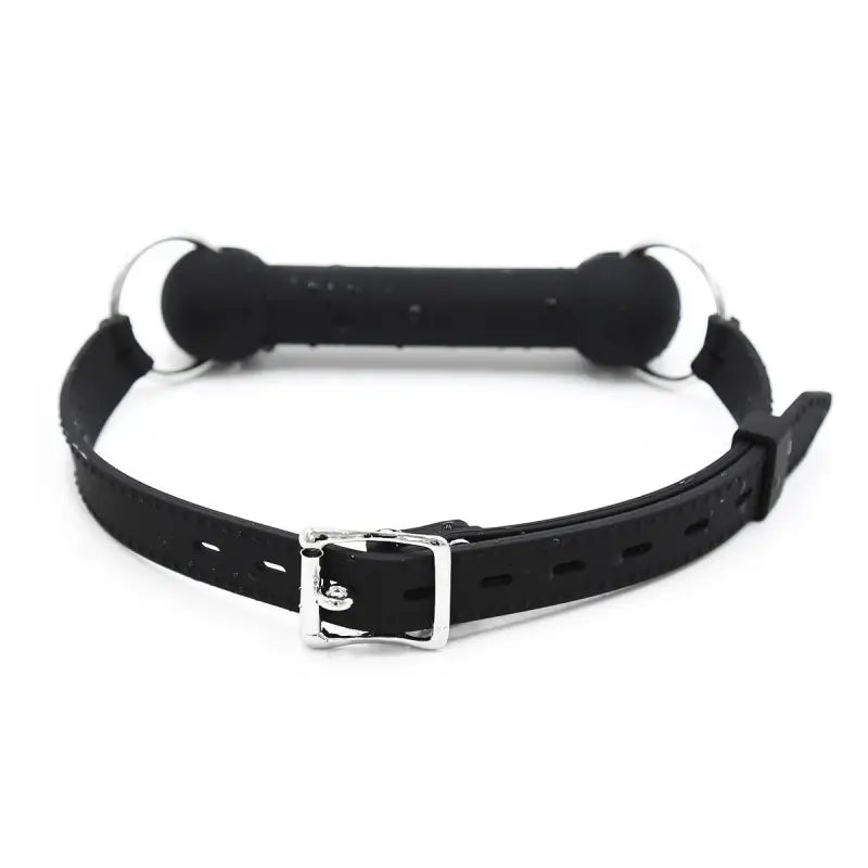 Silicone Bone Gag – Adjustable Dog Bone Bit Gag for BDSM Couples