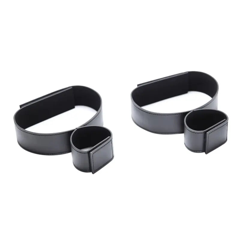 Locking Hogtie Cuff Set – Adjustable Rigid Cuffs for Wrists & Thighs