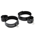 Locking Hogtie Cuff Set – Adjustable Rigid Cuffs for Wrists & Thighs