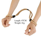 Adjustable Rope Hand Cuff – Soft Double-Loop Wrist/Ankle Restraints