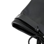 Leather Lace-Up Ankle Restraints with D-Rings