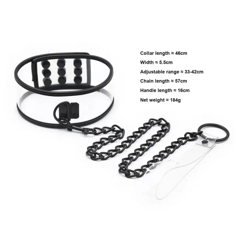 Collar and leash size chart 46cm band 57cm chain 184g - Dominitoy 252401233