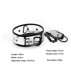 Pin buckle collar size chart 42cm band 61cm chain 220g - Dominitoy 252402233