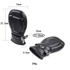 Dominitoy Lockable Boxing Mitts - Padded BDSM Hand Restraints Black/Red