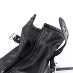 Leather Foot Restraint Boots - Lockable BDSM Bondage Gear M/L