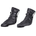 Leather Foot Restraint Boots - Lockable BDSM Bondage Gear M/L
