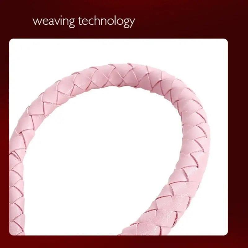 Premium Braided Leather Whip for Adult BDSM & Couples Play