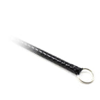 Extra Long Black Shiny Leather BDSM Whip 1.4M