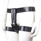 Leather Chastity Belt for Women – Adjustable Lockable Harness