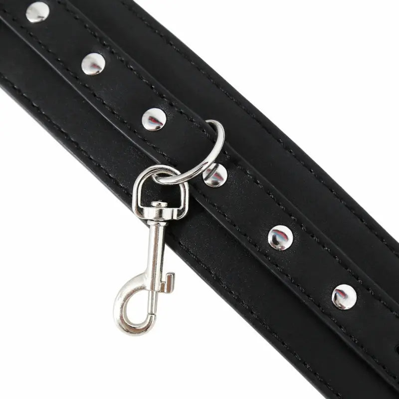 PU Leather Adjustable Arm & Wrist Cuffs — Padded Bondage Restraints Set