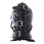 Leather Bdsm Hood – Detachable Gag Slave Mask