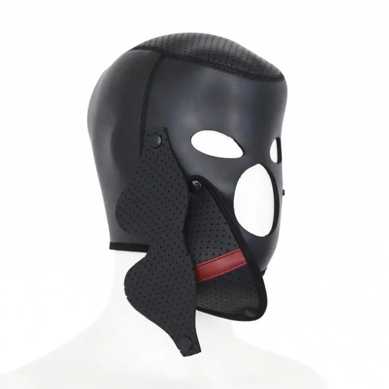 Dominitoy Premium K9 Puppy Play Hood - Breathable Neoprene Fetish Mask for Adults