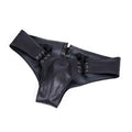 Men's Lace-Up Leather Thong – BDSM Fetish Harness Brief for Men