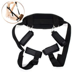 Adjustable Nylon Wrist & Ankle Cuffs Set – Padded, Heavy-Duty Restraints