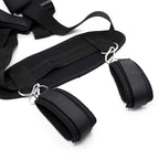 Adjustable Nylon Wrist & Ankle Cuffs Set – Padded, Heavy-Duty Restraints