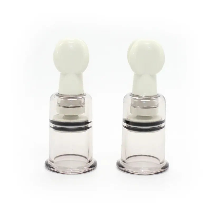 Clear Adjustable Suction Cups Set — Nipple Cupping Kit