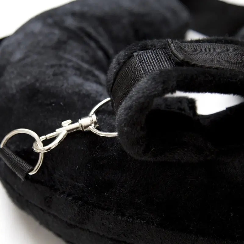 Plush Hogtie Kit — Adjustable Wrist & Ankle Cuffs with Neck Pillow Restraint