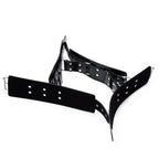 Rigid Hogtie Bondage Set - Heavy Duty Leather Restraints & Spreader Bar