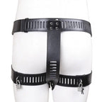Leather Chastity Belt for Women – Adjustable Lockable Harness