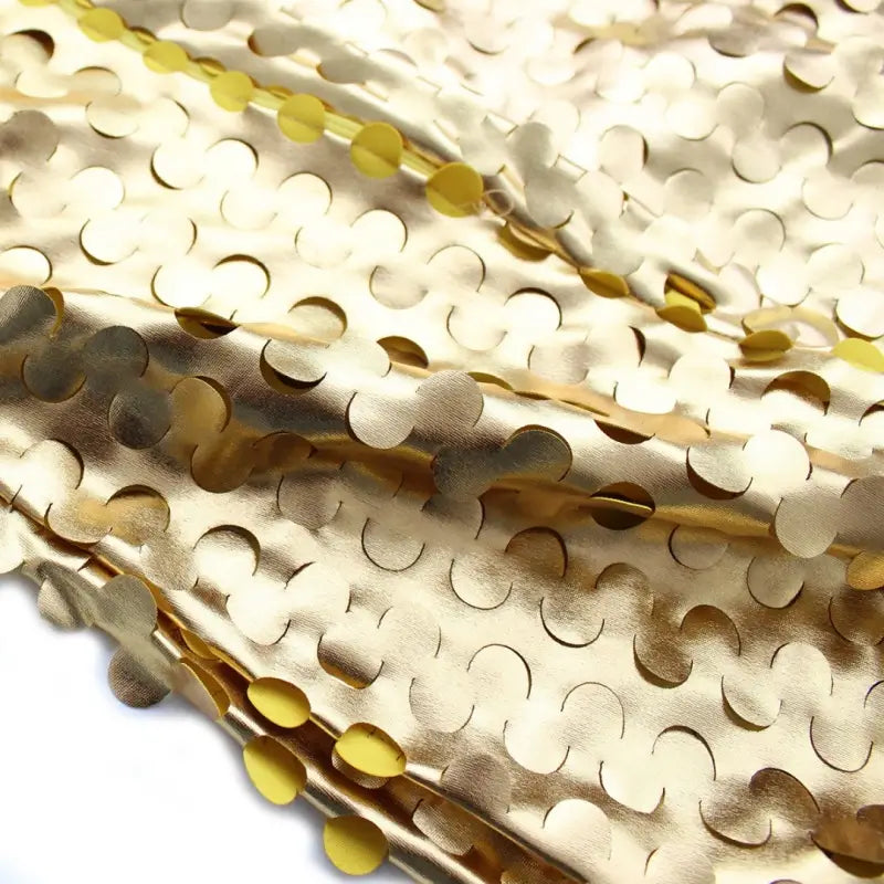 Golden Perforated Patent Leather Catsuit - Daring & Alluring Lingerie
