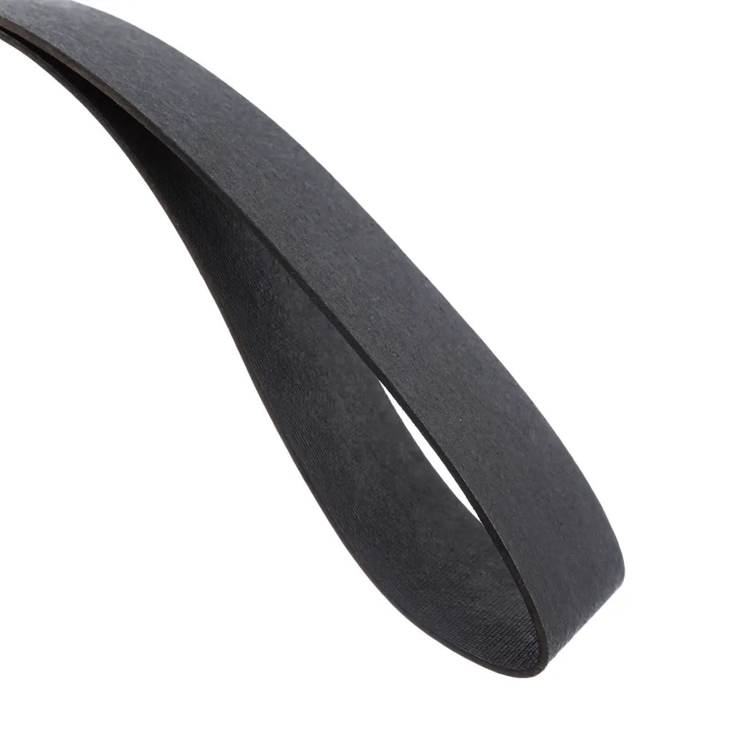 51cm black leather paddle full length view - Dominitoy 282400100