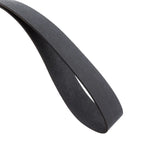 51cm black leather paddle full length view - Dominitoy 282400100