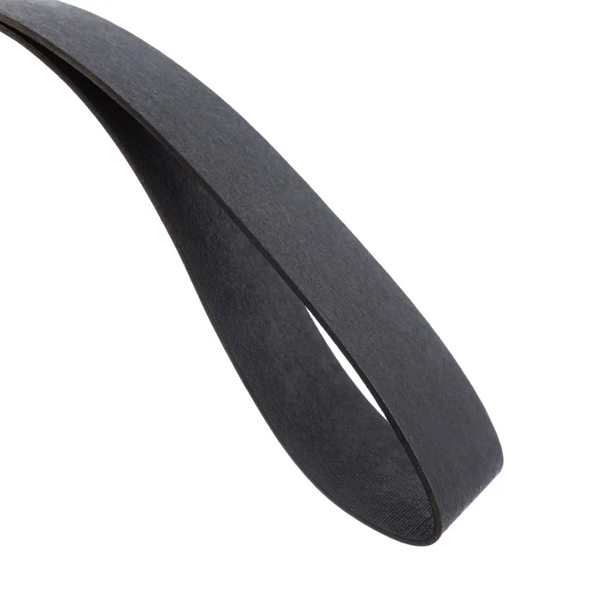 51cm black leather paddle full length view - Dominitoy 282400100