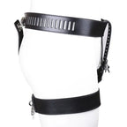 Leather Chastity Belt for Women – Adjustable Lockable Harness