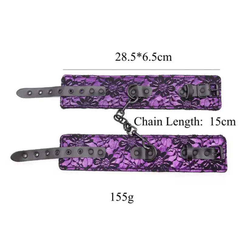 Lace BDSM Restraint Set – Luxury Bondage Kit for Couples