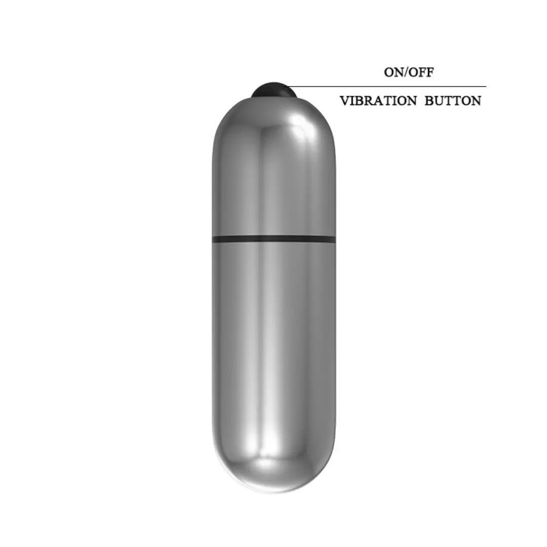 Silver Bullet Vibrator - Powerful Mini Vibe (Battery included)