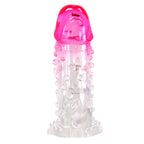 Penis Sleeve — Ribbed TPR Extension, Adds Girth & Discreet Shipping