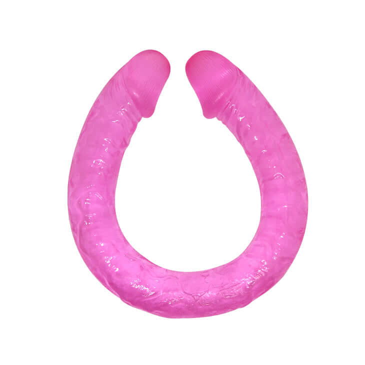 Bendable Double‑Ended Dildo — 18" Flexible TPR, Waterproof & Discreet