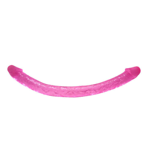 Biegsamer Doppeldildo – 45 cm flexibles TPR, wasserdicht und diskret