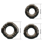 Triple Cock Ring Set — Super-Soft Stretchy Rings for Harder, Longer