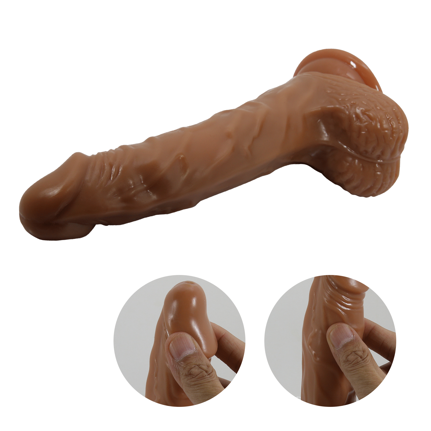 Remote Thrusting & Rotating Realistic Dildo — USB Rechargeable