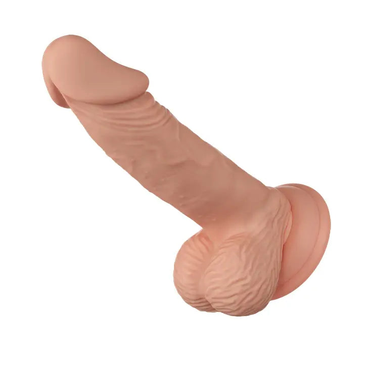Realistic Dildo 7.6" (194mm) – Soft TPR, Suction Base, Waterproof