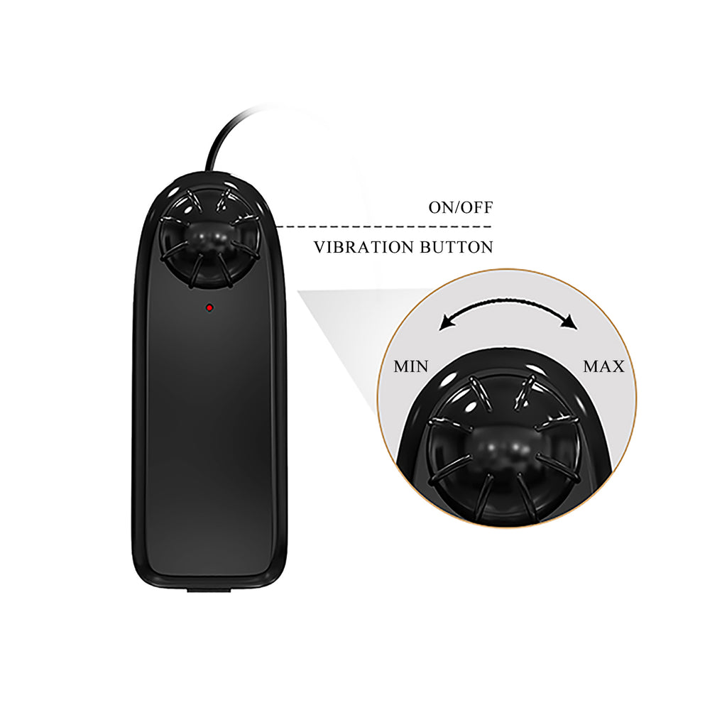 Remote Control Realistic Curved Vibrating Dildo with Suction Base