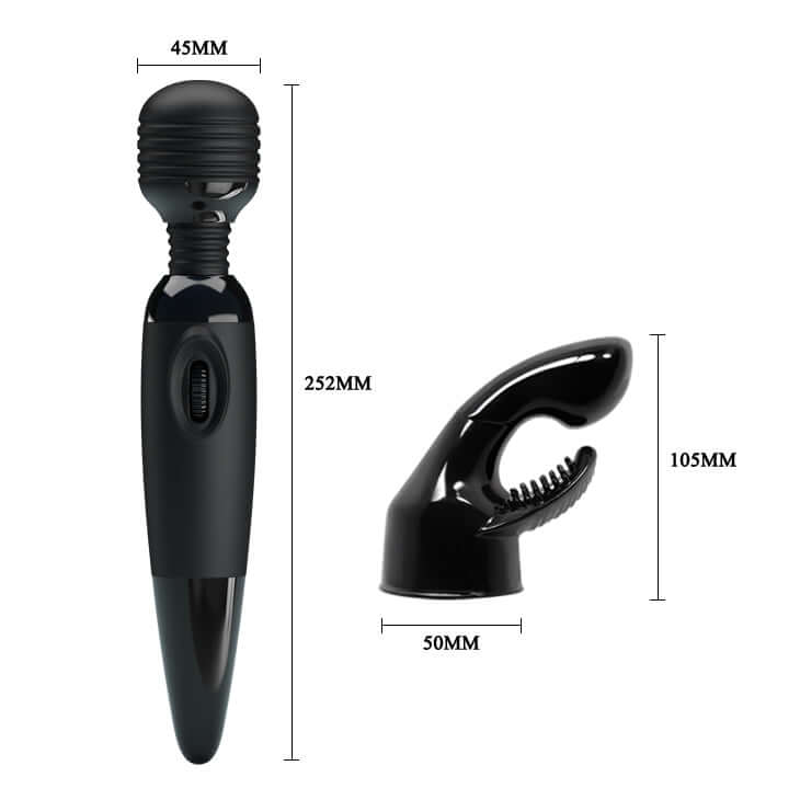 Multi‑Speed Wand Massager — TPR Head
